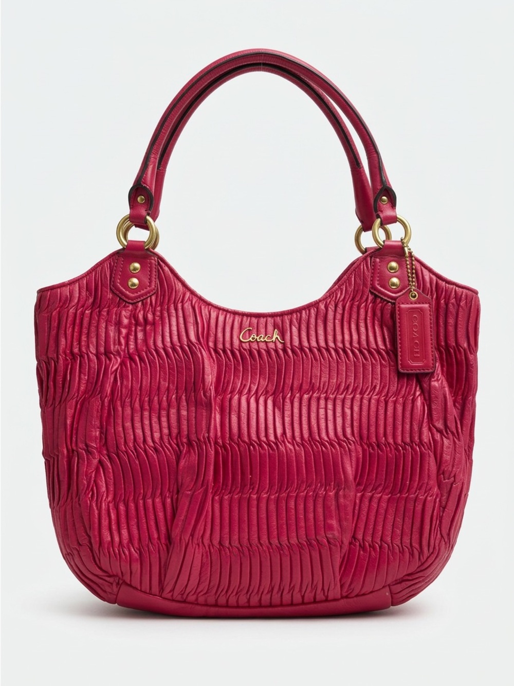 COACH LEATHER HOBO BAG